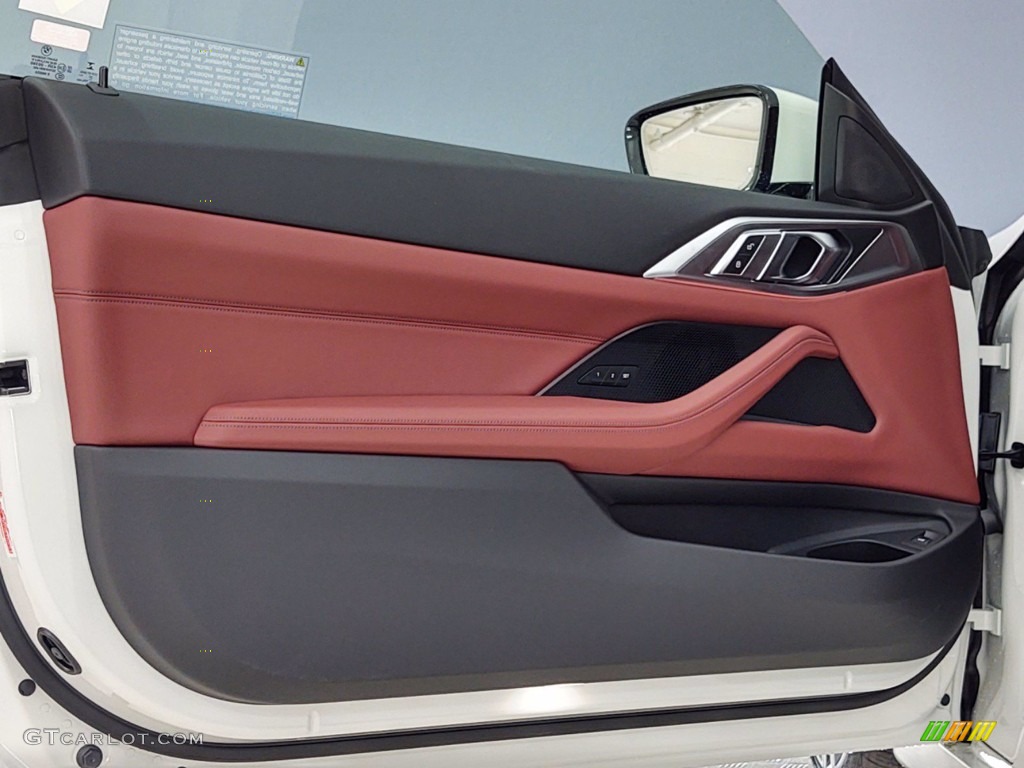 2021 BMW 4 Series 430i Coupe Tacora Red Door Panel Photo #141113413