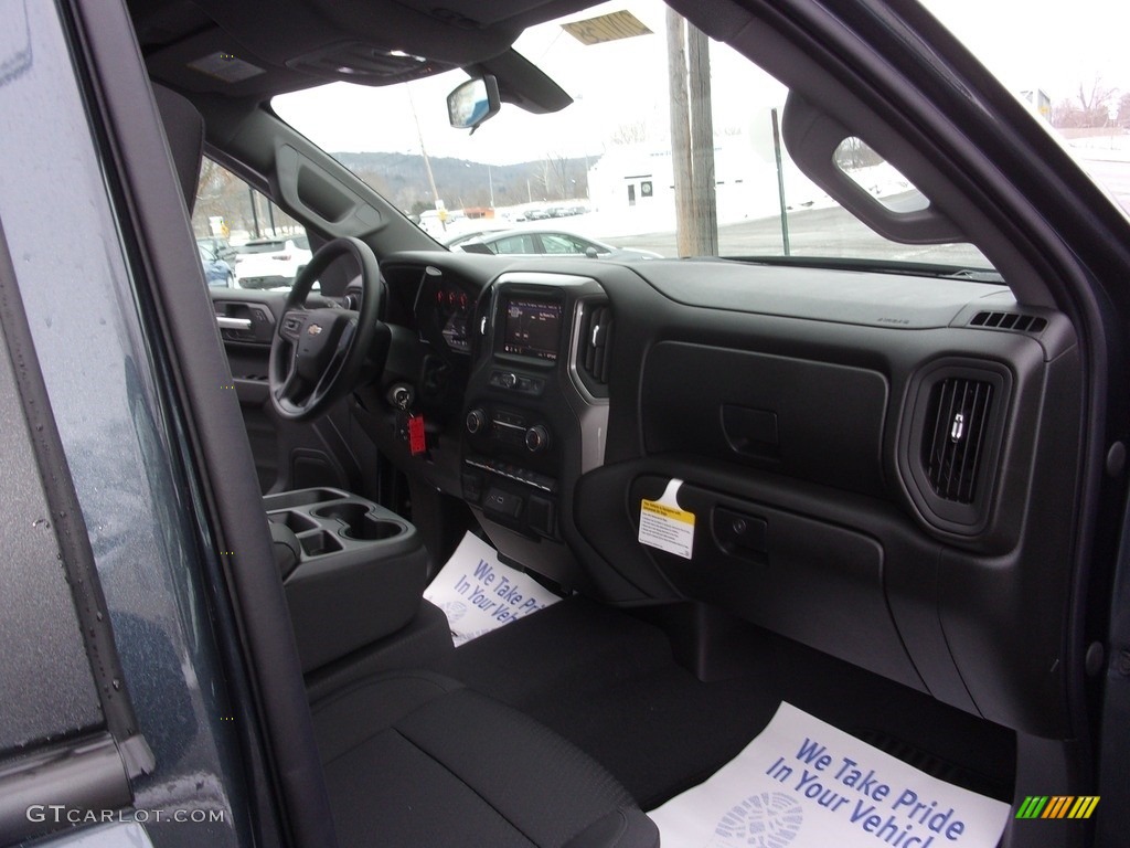 2021 Silverado 1500 Custom Crew Cab 4x4 - Shadow Gray Metallic / Jet Black photo #15