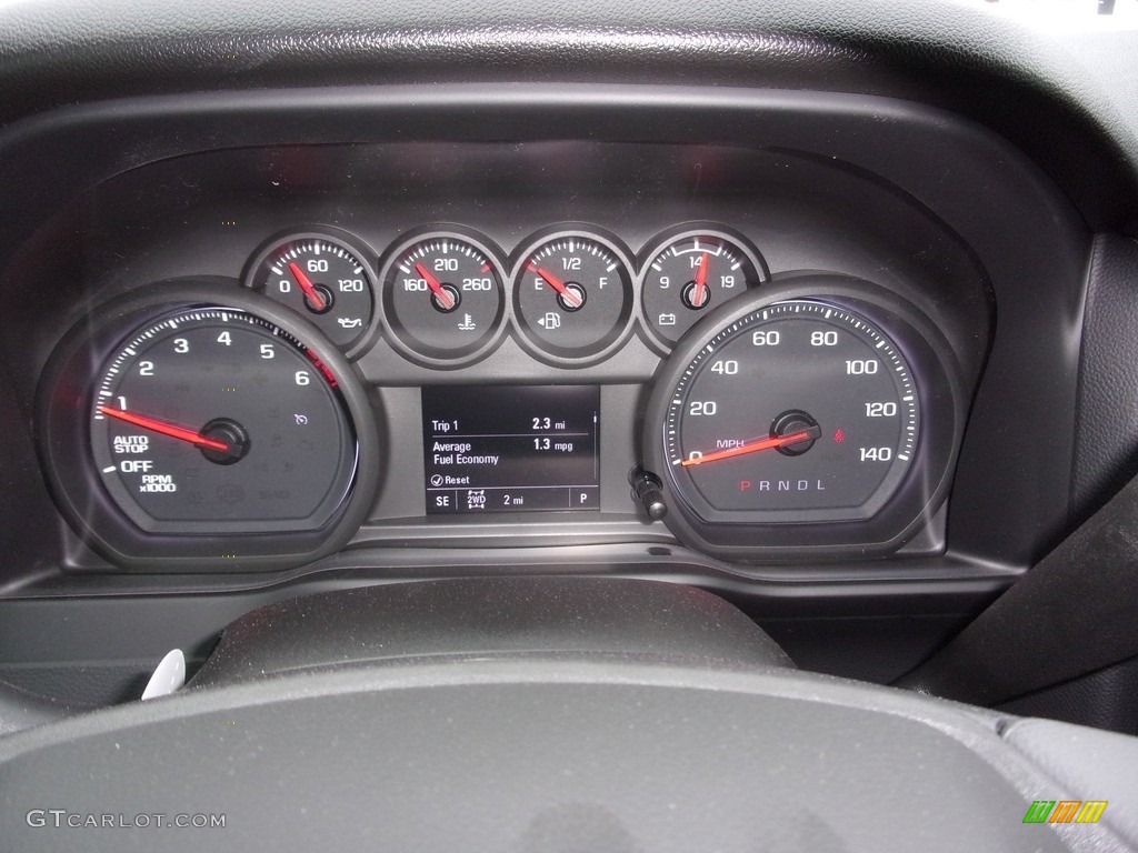 2021 Silverado 1500 Custom Crew Cab 4x4 - Shadow Gray Metallic / Jet Black photo #19