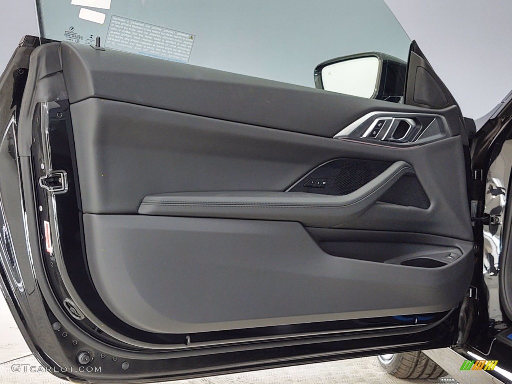 2021 BMW 4 Series 430i Coupe Black Door Panel Photo #141113791