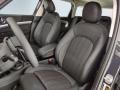 2021 Mini Countryman Carbon Black Lounge Leather Interior Front Seat Photo