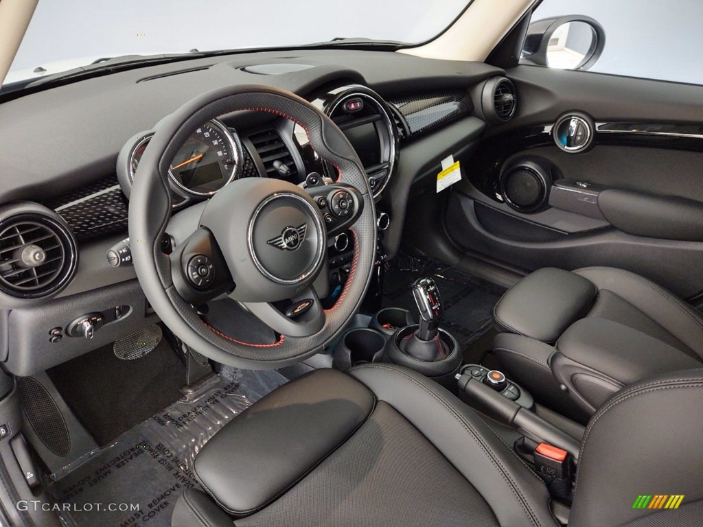 Carbon Black Interior 2021 Mini Hardtop Cooper S 4 Door Photo #141115252