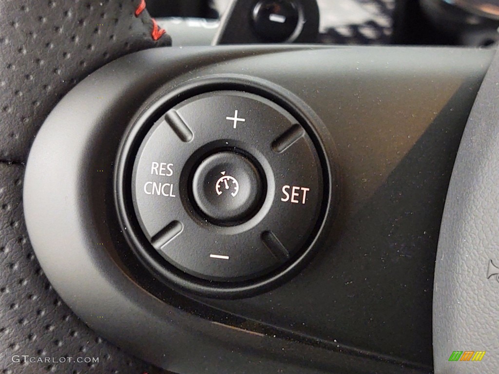 2021 Mini Hardtop Cooper S 4 Door Carbon Black Steering Wheel Photo #141115564
