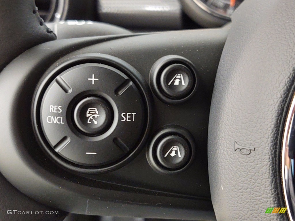 2021 Mini Hardtop Cooper 2 Door Carbon Black Steering Wheel Photo #141115747