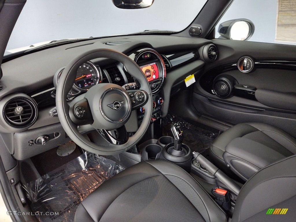 Carbon Black Interior 2021 Mini Hardtop Cooper 2 Door Photo #141115887