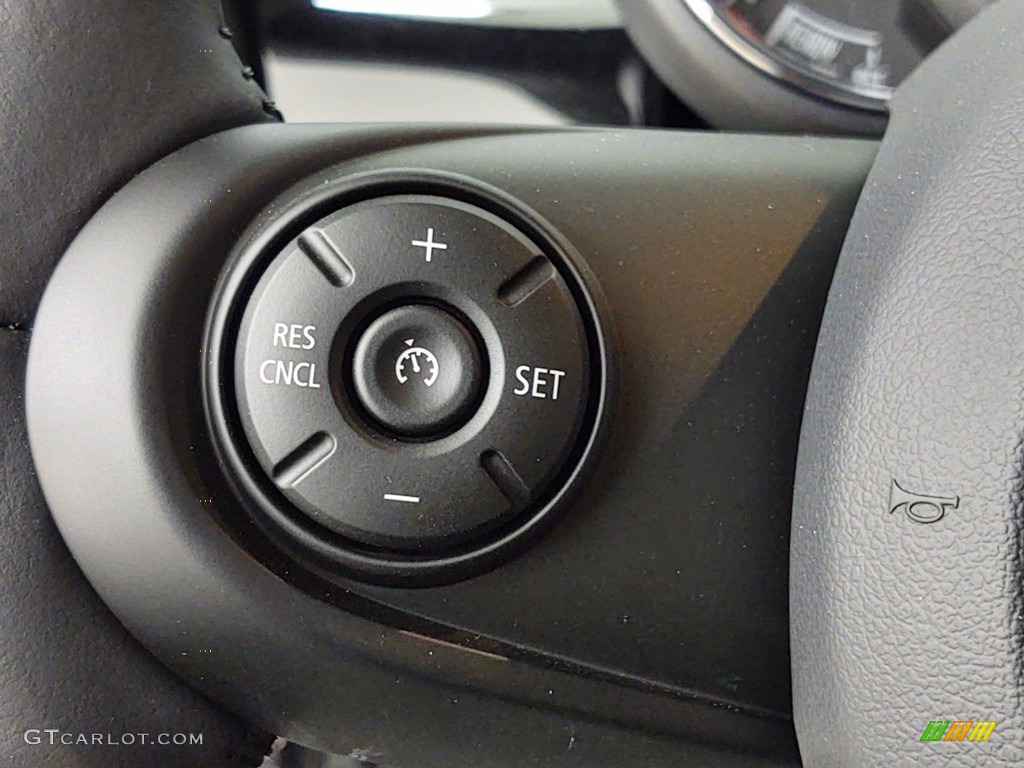 2021 Mini Hardtop Cooper 2 Door Carbon Black Steering Wheel Photo #141115912