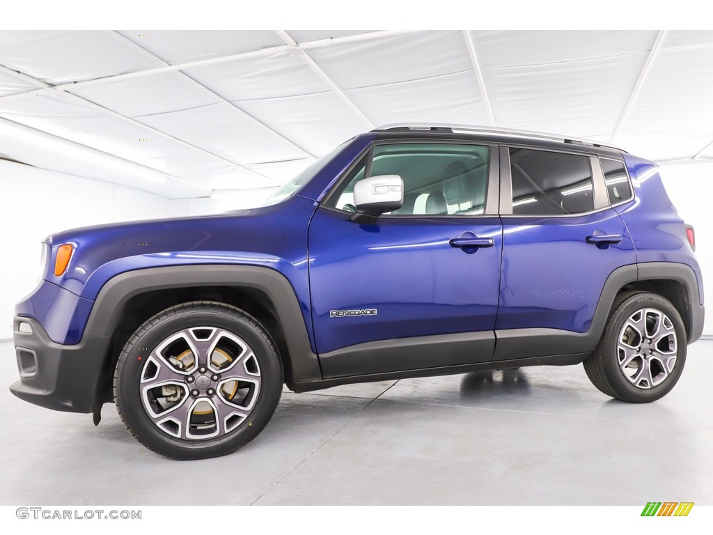 Jetset Blue 2016 Jeep Renegade Limited Exterior Photo #141115945