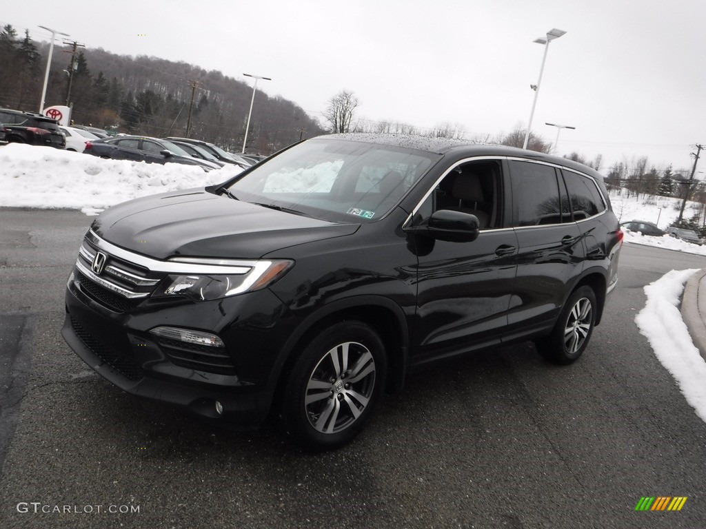 2018 Pilot EX AWD - Black Forest Pearl / Gray photo #10