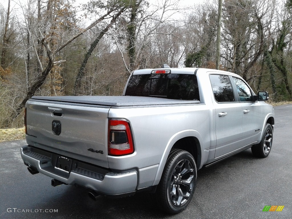 2021 1500 Limited Crew Cab 4x4 - Billet Silver Metallic / Black photo #8