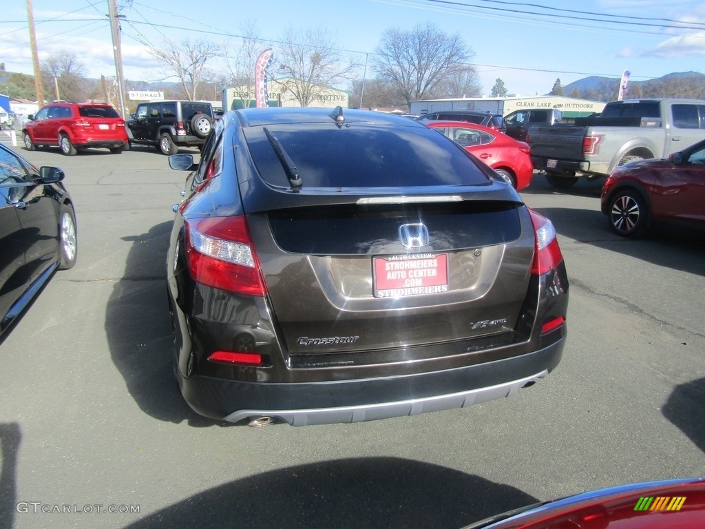 2013 Crosstour EX-L V-6 4WD - Kona Coffee Metallic / Black photo #2