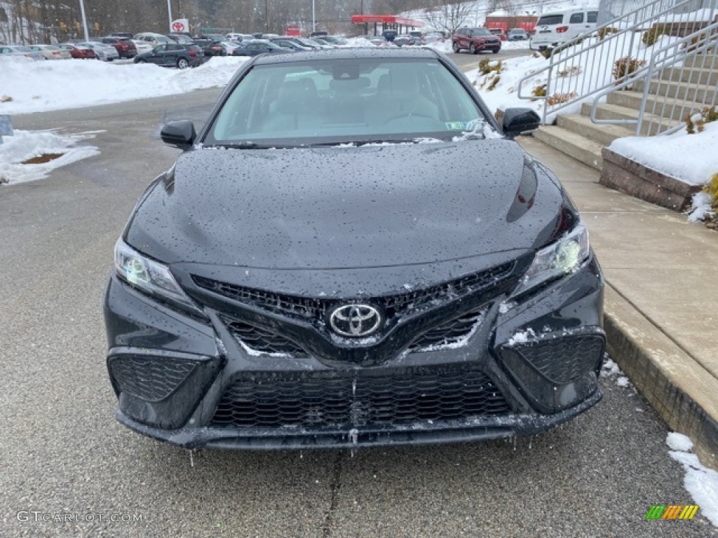 2021 Camry SE AWD - Midnight Black Metallic / Black photo #11