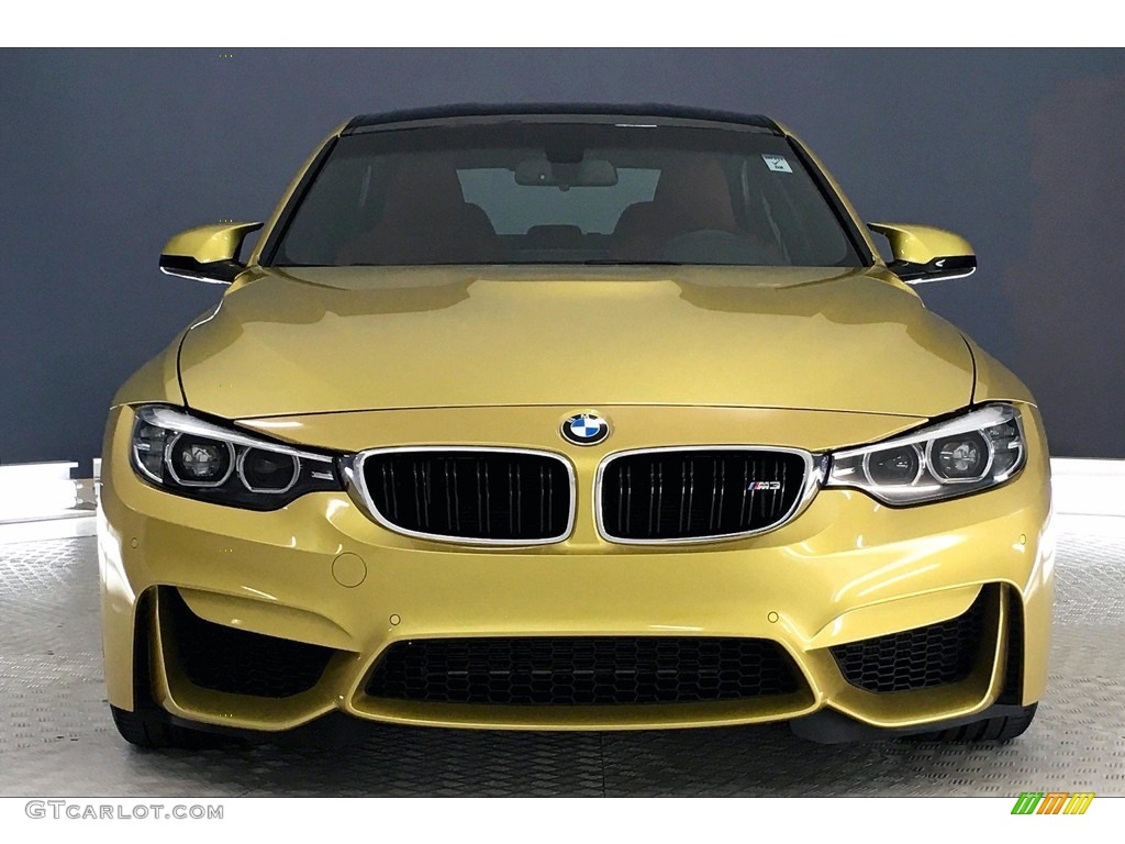 Austin Yellow Metallic 2018 BMW M3 Sedan Exterior Photo #141121162