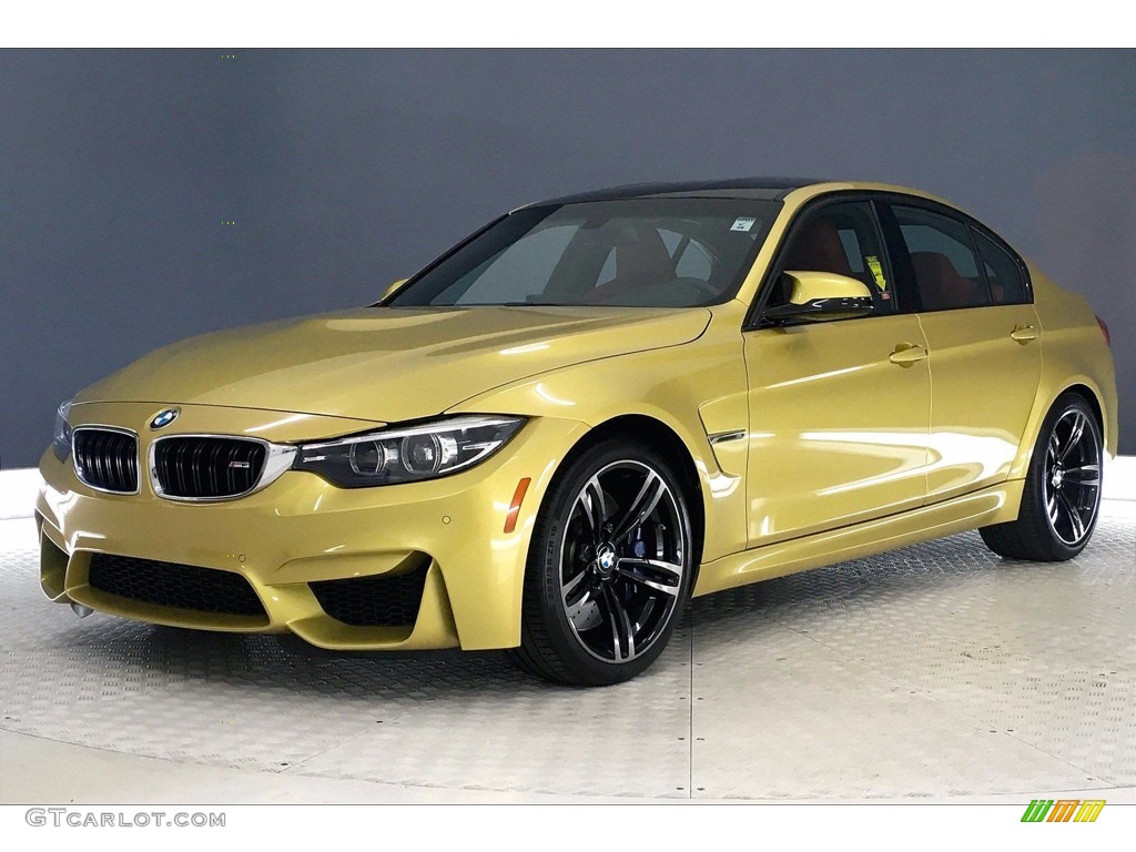 Austin Yellow Metallic 2018 BMW M3 Sedan Exterior Photo #141121432