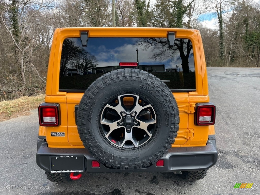 2021 Wrangler Unlimited Rubicon 4x4 - Nacho / Black photo #7