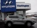 2020 Machine Gray Hyundai Santa Fe SE AWD  photo #2