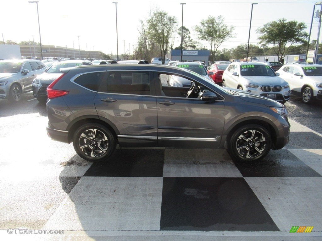 2018 CR-V Touring - Modern Steel Metallic / Gray photo #3