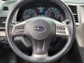 Saddle Brown 2014 Subaru Outback 2.5i Limited Steering Wheel