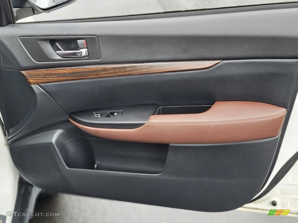 2014 Subaru Outback 2.5i Limited Saddle Brown Door Panel Photo #141125797