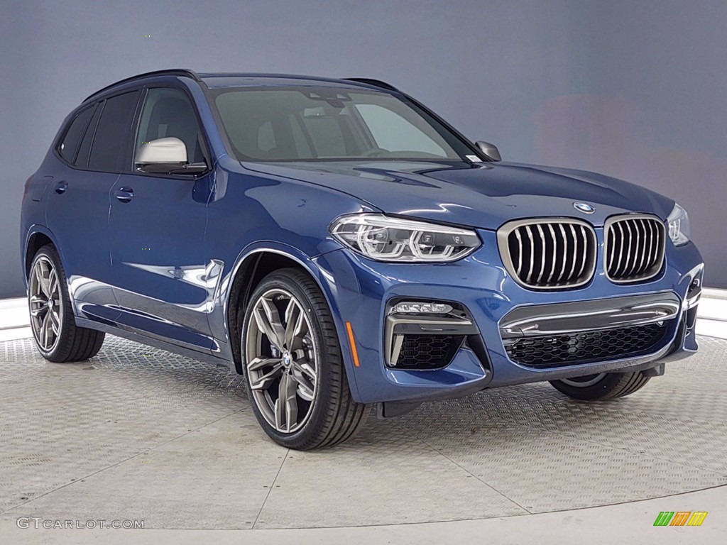 Phytonic Blue Metallic 2021 BMW X3 M40i Exterior Photo #141126178