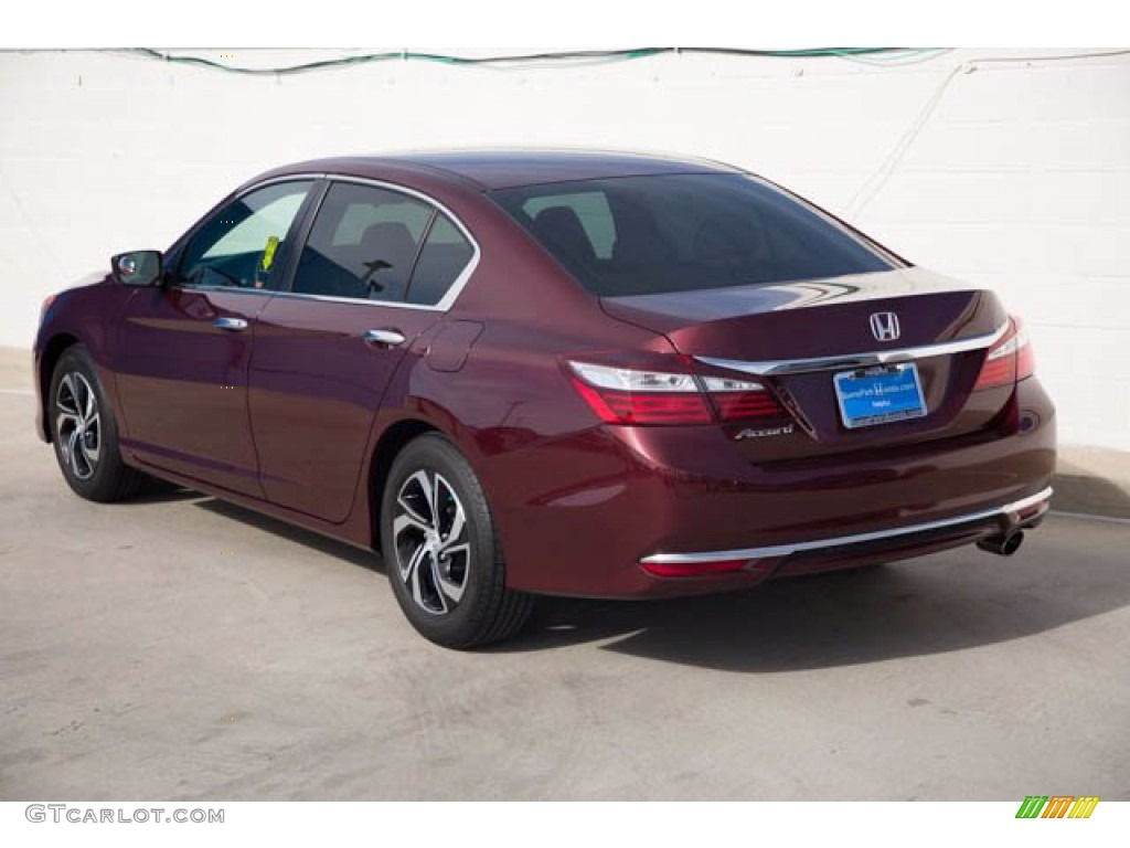 2017 Accord LX Sedan - Basque Red Pearl II / Ivory photo #2