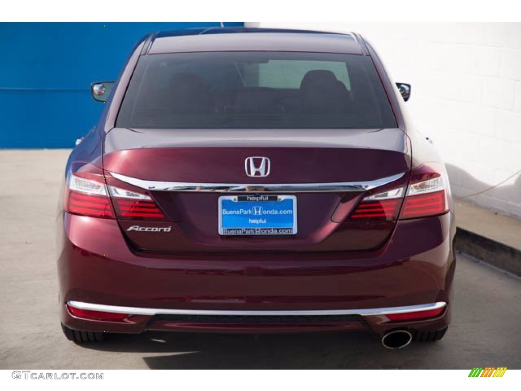 2017 Accord LX Sedan - Basque Red Pearl II / Ivory photo #9