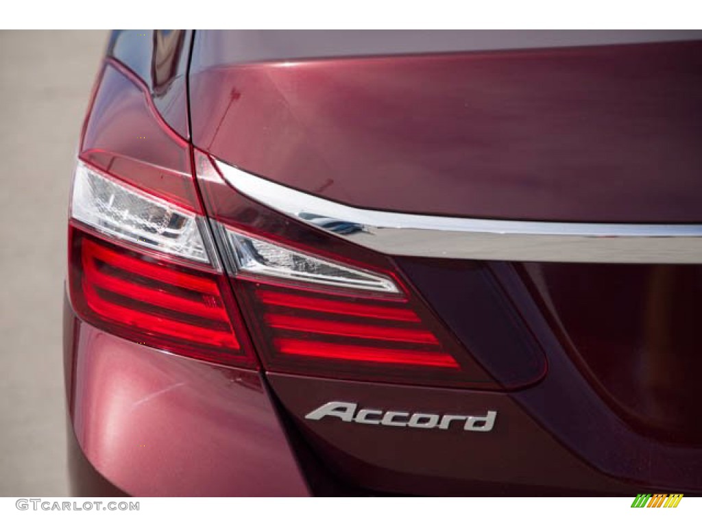 2017 Accord LX Sedan - Basque Red Pearl II / Ivory photo #10