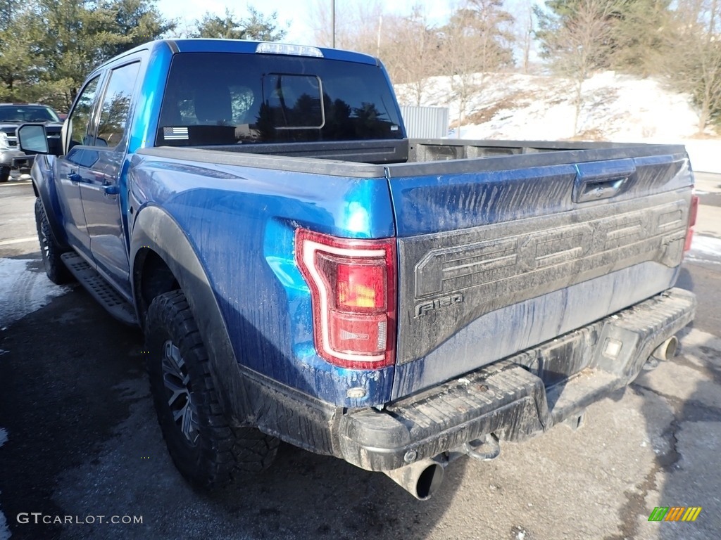2017 F150 SVT Raptor SuperCrew 4x4 - Lightning Blue / Raptor Black photo #4