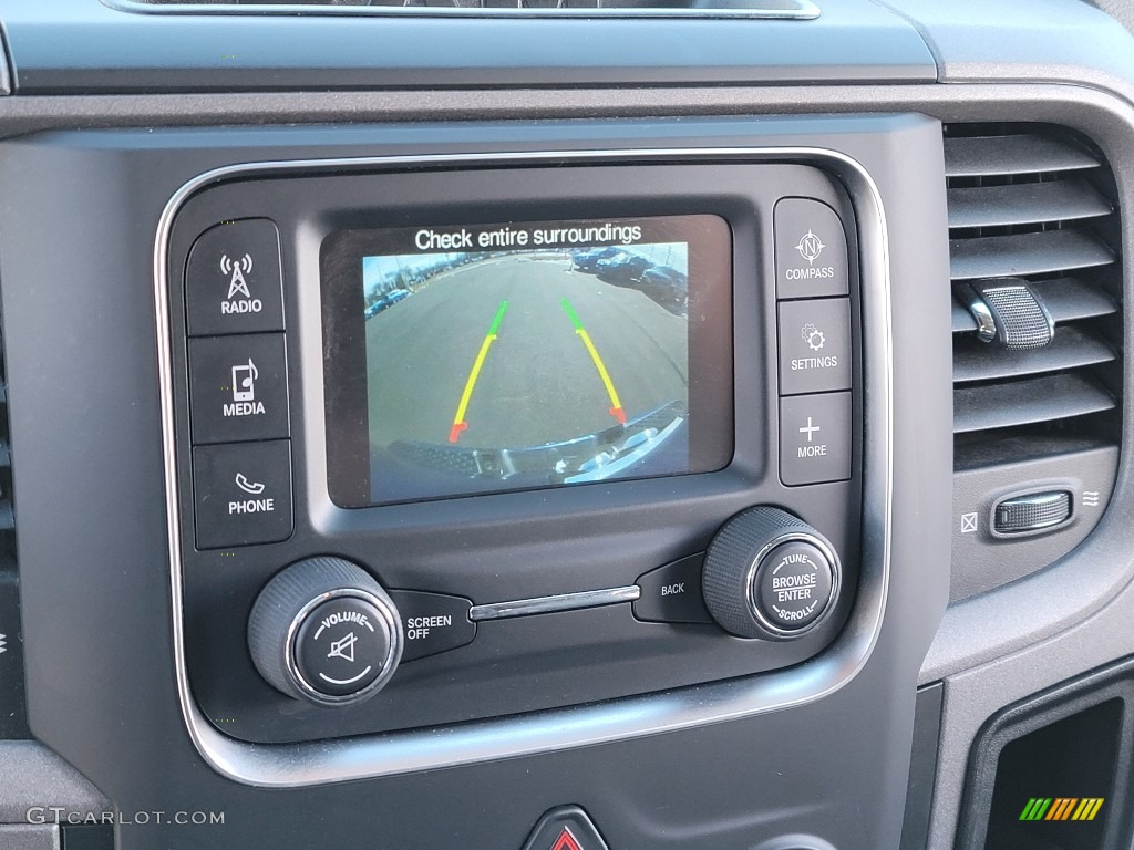 2018 1500 Express Quad Cab 4x4 - Blue Streak Pearl / Black/Diesel Gray photo #7