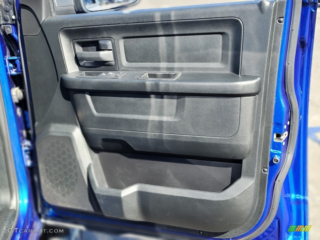 2018 1500 Express Quad Cab 4x4 - Blue Streak Pearl / Black/Diesel Gray photo #22