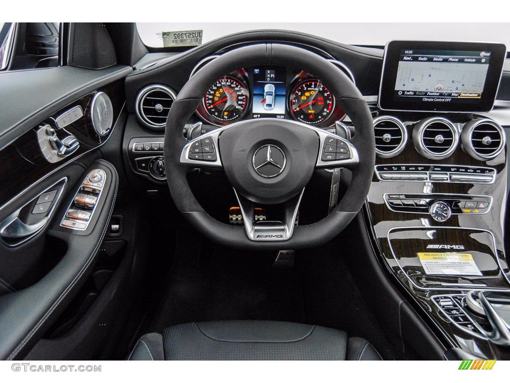 2018 Mercedes-Benz C 63 S AMG Sedan Black Dashboard Photo #141129104