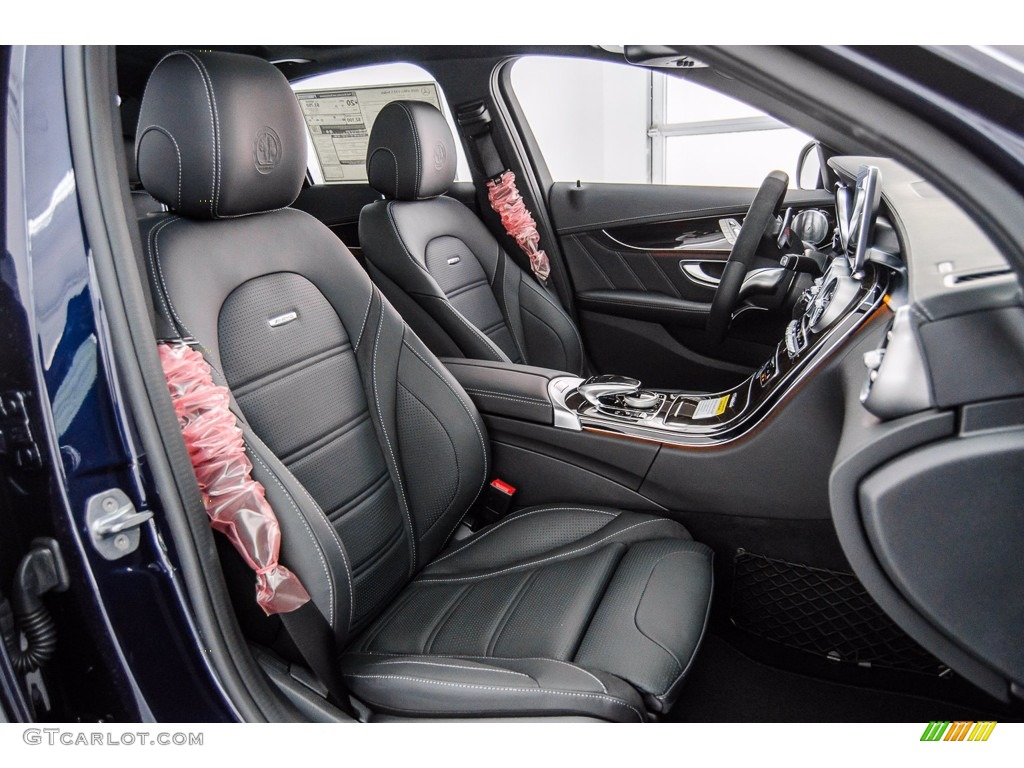 Black Interior 2018 Mercedes-Benz C 63 S AMG Sedan Photo #141129182