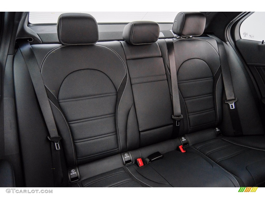 Black Interior 2018 Mercedes-Benz C 63 S AMG Sedan Photo #141129377
