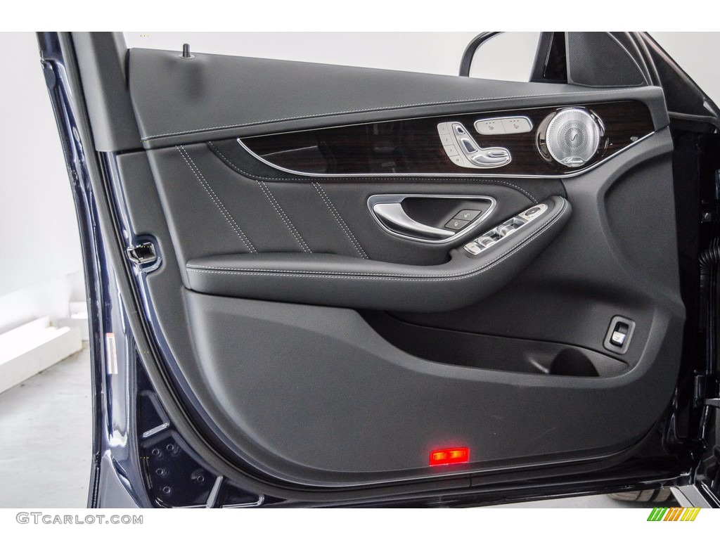 2018 Mercedes-Benz C 63 S AMG Sedan Black Door Panel Photo #141129896