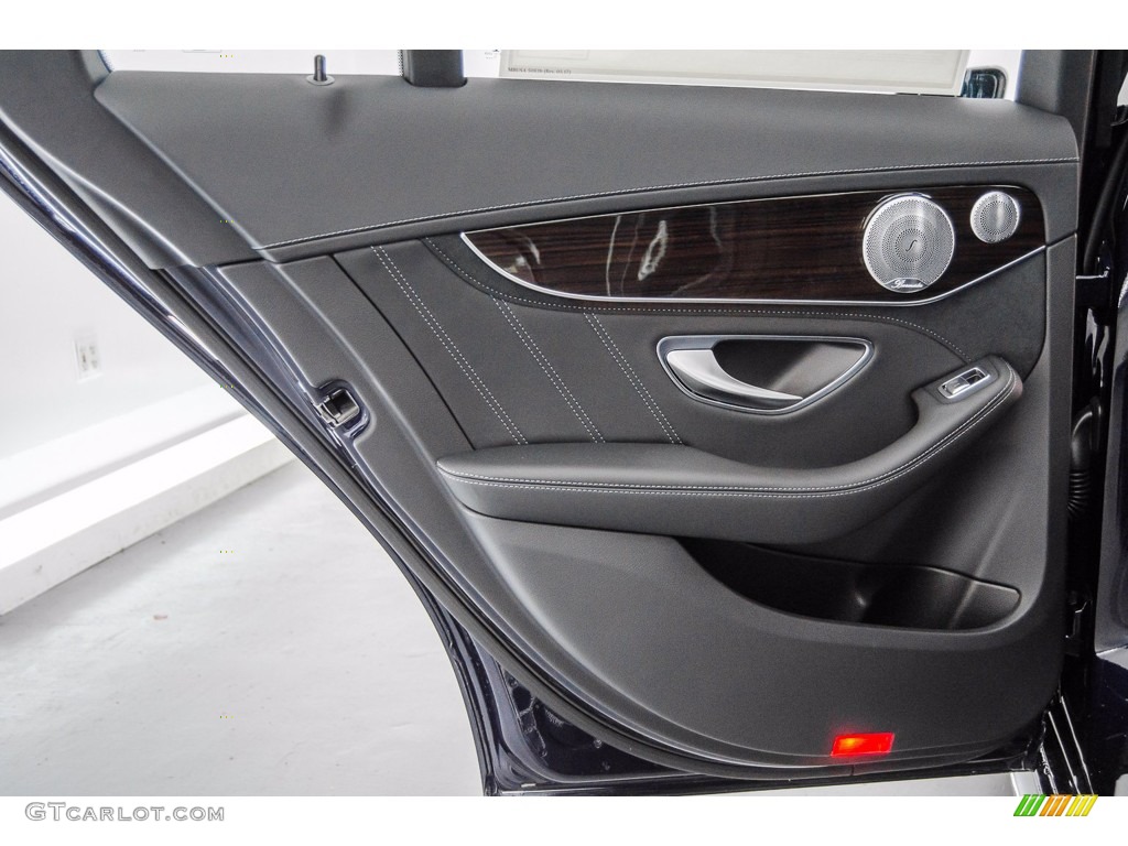 2018 Mercedes-Benz C 63 S AMG Sedan Black Door Panel Photo #141129918