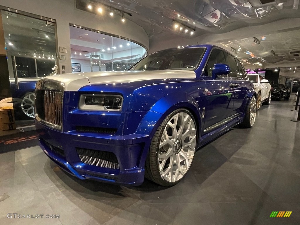 Salamanca Blue 2019 Rolls-Royce Cullinan Standard Cullinan Model Exterior Photo #141130007
