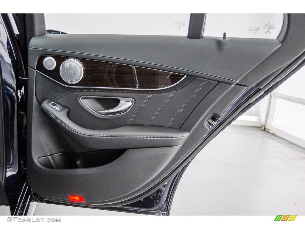 2018 Mercedes-Benz C 63 S AMG Sedan Black Door Panel Photo #141130061