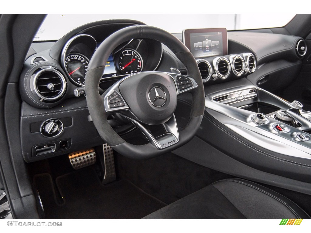 Black Interior 2017 Mercedes-Benz AMG GT Coupe Photo #141130574