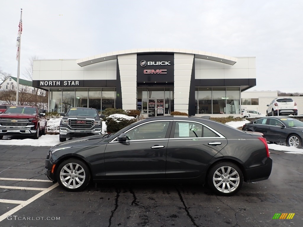 2018 ATS AWD - Phantom Gray Metallic / Jet Black photo #1