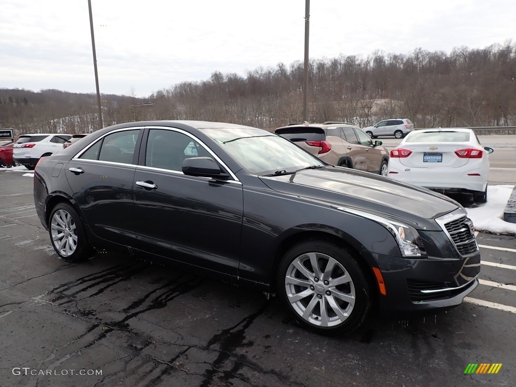 2018 ATS AWD - Phantom Gray Metallic / Jet Black photo #4