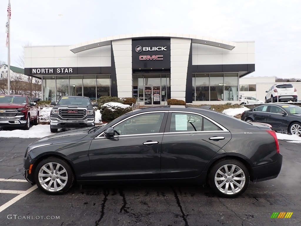 2018 ATS AWD - Phantom Gray Metallic / Jet Black photo #13