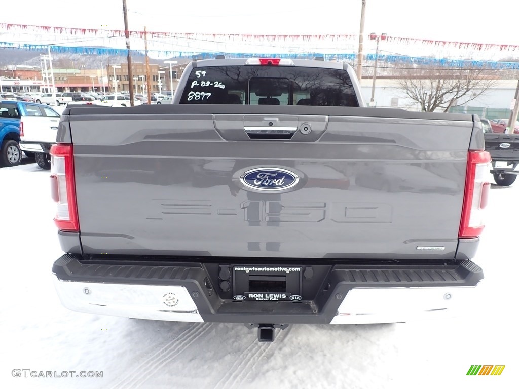 2021 F150 Lariat SuperCrew 4x4 - Carbonized Gray / Black photo #8