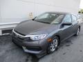 Front 3/4 View of 2018 Civic LX Sedan