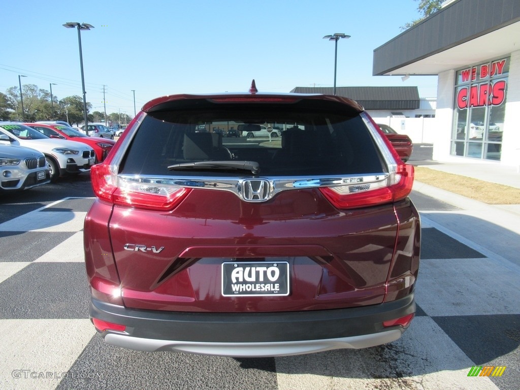 2019 CR-V EX-L - Basque Red Pearl II / Gray photo #4