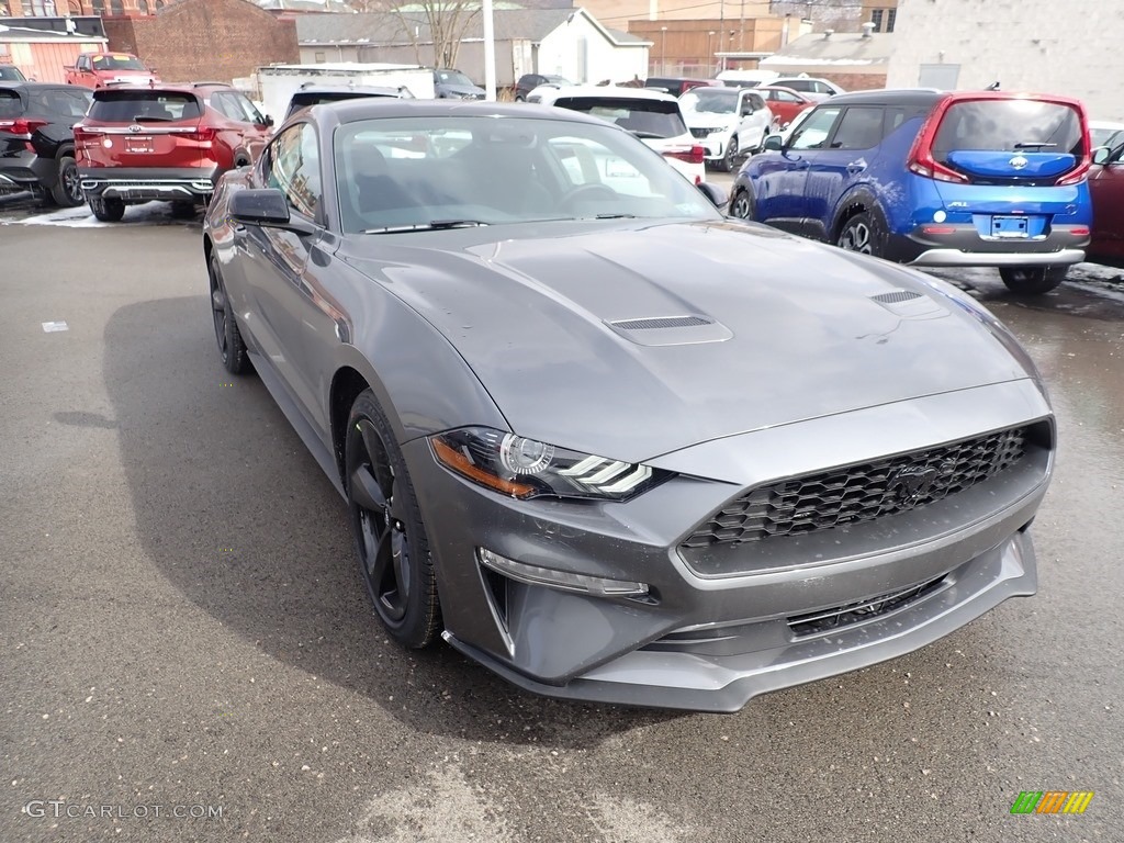 Carbonized Gray Metallic 2021 Ford Mustang EcoBoost Fastback Exterior Photo #141133247
