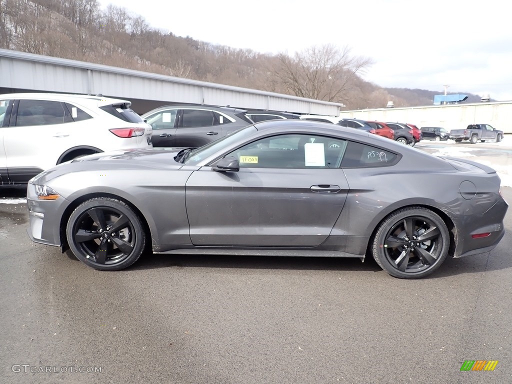 Carbonized Gray Metallic 2021 Ford Mustang EcoBoost Fastback Exterior Photo #141133328
