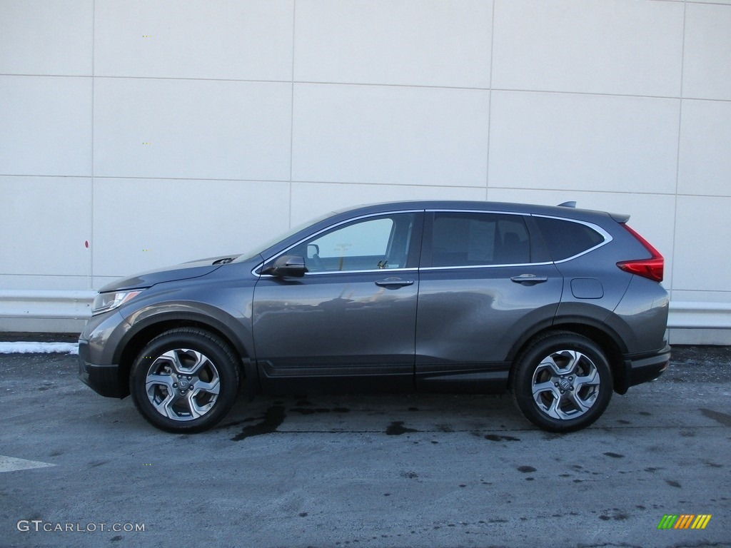 2018 CR-V EX-L AWD - Modern Steel Metallic / Gray photo #2