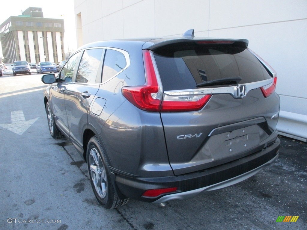 2018 CR-V EX-L AWD - Modern Steel Metallic / Gray photo #3