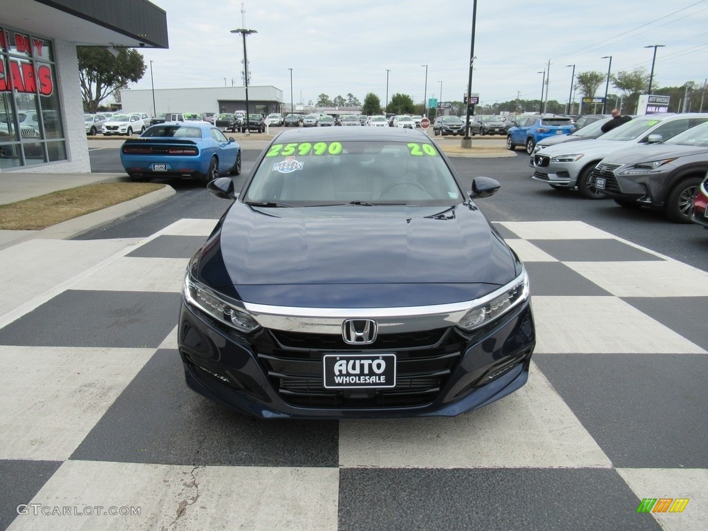2020 Accord EX-L Sedan - Obsidian Blue Pearl / Gray photo #2