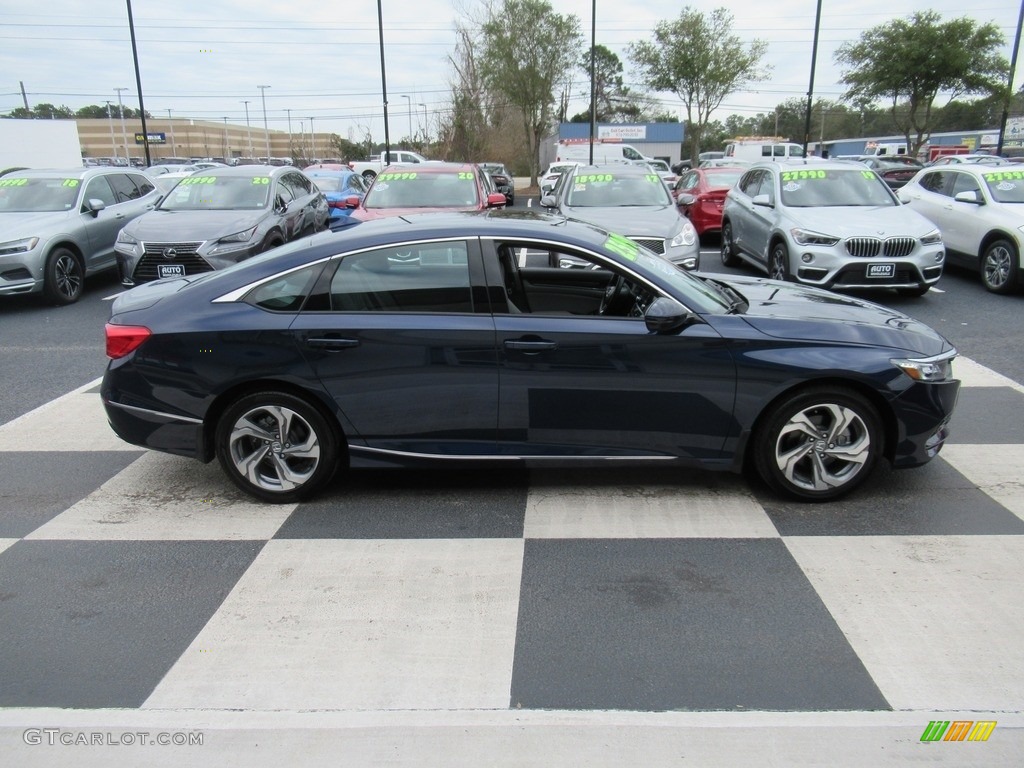 2020 Accord EX-L Sedan - Obsidian Blue Pearl / Gray photo #3