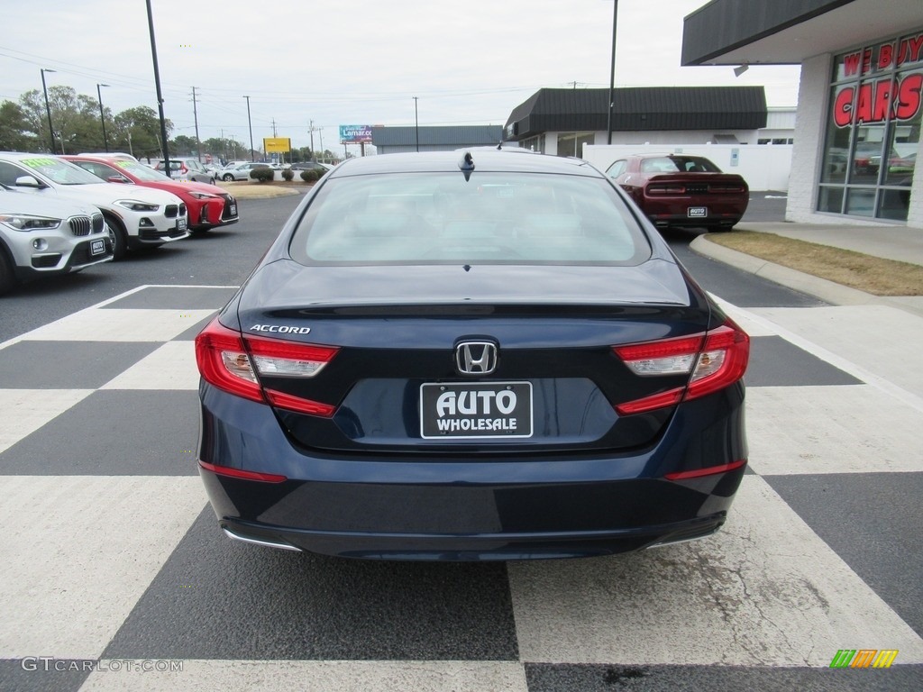 2020 Accord EX-L Sedan - Obsidian Blue Pearl / Gray photo #4